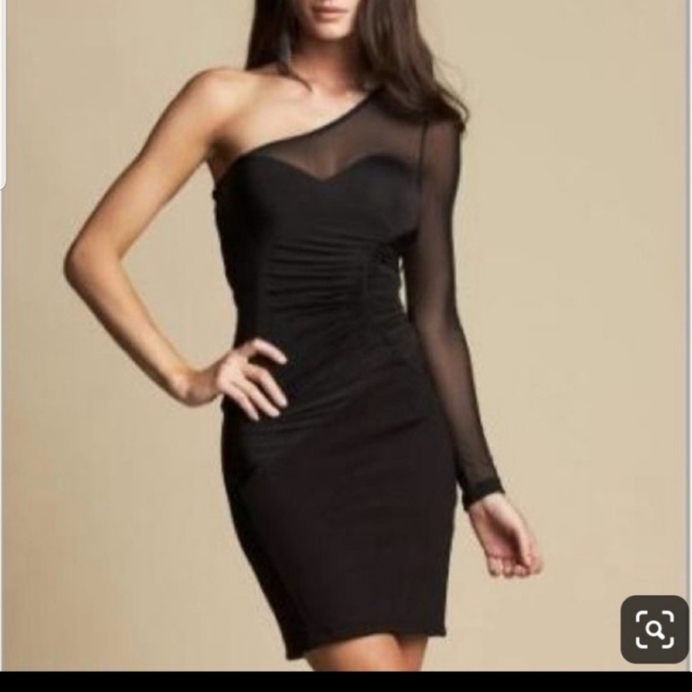 Bebe Kardashian little black dress size xs